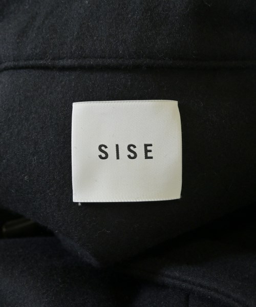 Sise（シセ）ダッフルコート 黒 サイズ:2(M位) メンズ/2200642473011