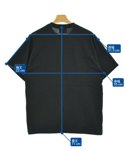 Sise（シセ）Tシャツ・カットソー 黒 サイズ:0(XS位) メンズ/2200712074025