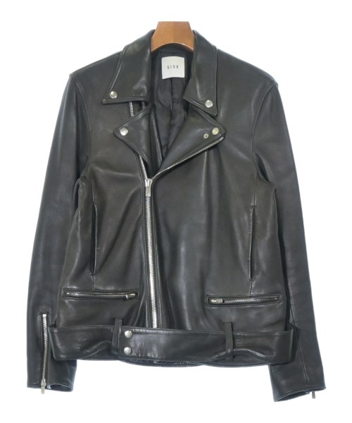 Sise(シセ)ライダース 黒 サイズ:48(L位)/2200659936066