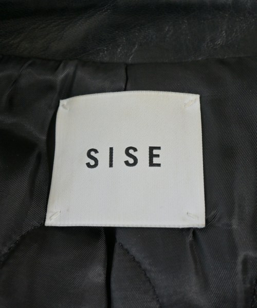 Sise（シセ）ライダース 黒 サイズ:48(L位) メンズ/2200659936066