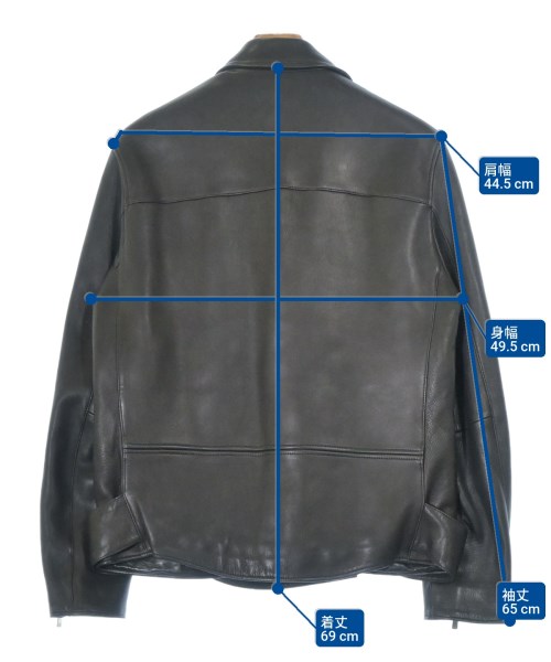 Sise（シセ）ライダース 黒 サイズ:48(L位) メンズ/2200659936066