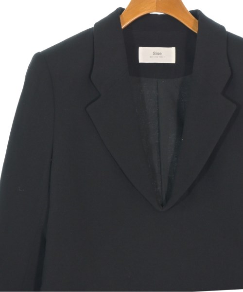 Sise（シセ）カジュアルシャツ 黒 サイズ:1(S位) メンズ/2200664860097