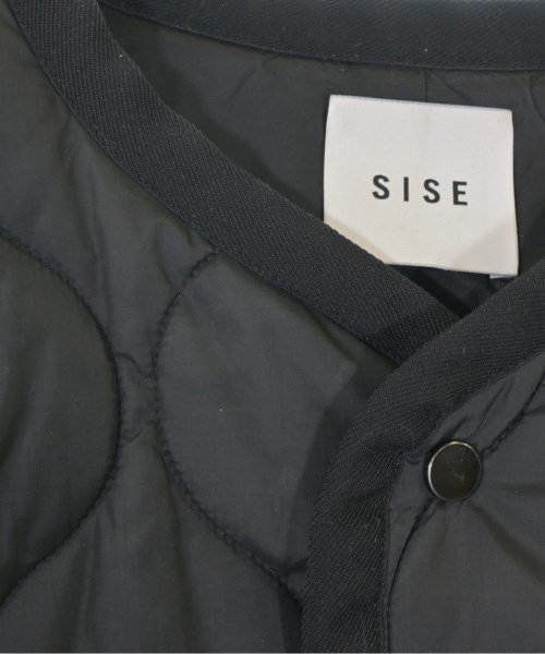 Sise（シセ）ダウンジャケット/ダウンベスト 黒 サイズ:1(S位) メンズ/2200681968103