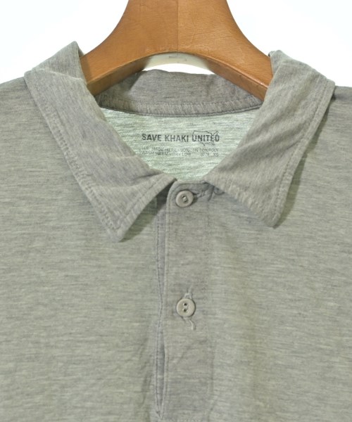 SAVE KHAKI UNITED（セーブカーキユナイテッド）ポロシャツ グレー サイズ:XS メンズ/2200636550025