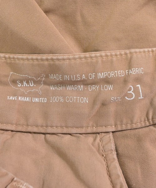 SAVE KHAKI UNITED（セーブカーキユナイテッド）チノパン ベージュ サイズ:31(M位) メンズ/2200623901090