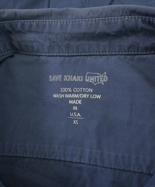 SAVE KHAKI UNITED（セーブカーキユナイテッド）カジュアルシャツ 紺 サイズ:XS メンズ/2200676016154