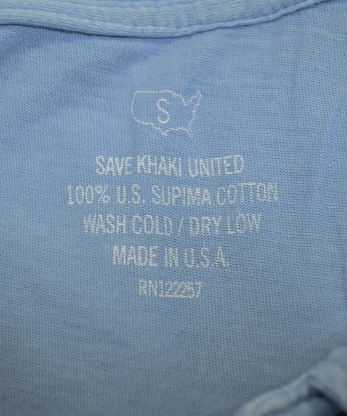 SAVE KHAKI UNITED（セーブカーキユナイテッド）Tシャツ・カットソー 青 サイズ:S メンズ/2200695719159