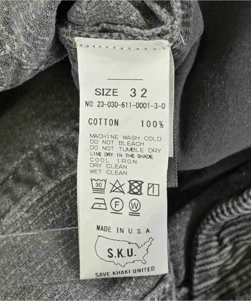 SAVE KHAKI UNITED（セーブカーキユナイテッド）その他 グレー サイズ:32(L位) メンズ/2200662606017