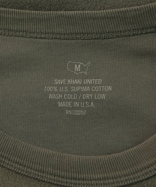 SAVE KHAKI UNITED（セーブカーキユナイテッド）Tシャツ・カットソー カーキ サイズ:M メンズ/2200662738114