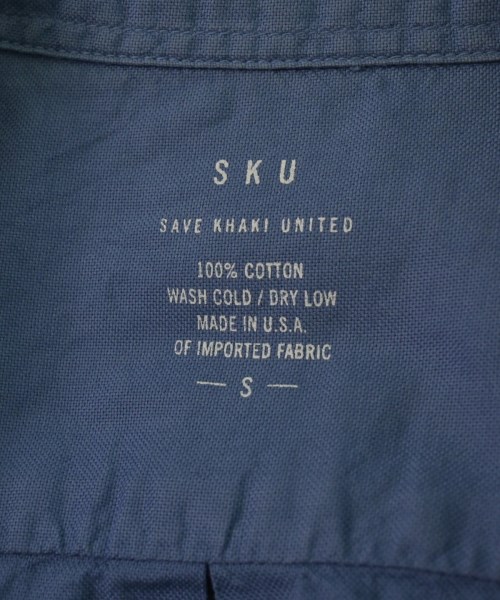 SAVE KHAKI UNITED（セーブカーキユナイテッド）カジュアルシャツ 青 サイズ:S メンズ/2200663765072