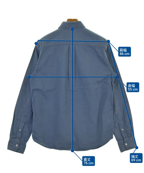 SAVE KHAKI UNITED（セーブカーキユナイテッド）カジュアルシャツ 青 サイズ:S メンズ/2200663765072