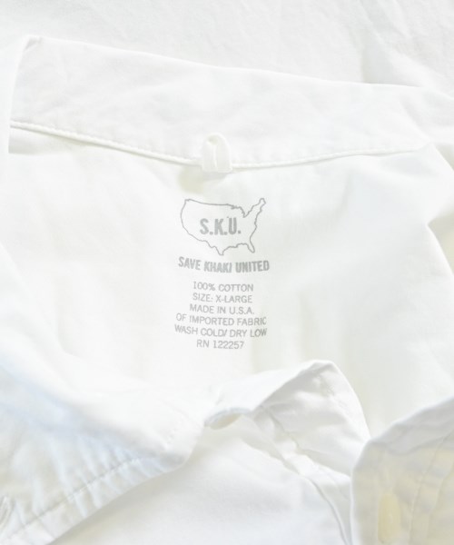 SAVE KHAKI UNITED（セーブカーキユナイテッド）カジュアルシャツ 白 サイズ:XL メンズ/2200685272091