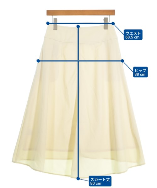 ANGLOBAL SHOP（アングローバルショップ）ロング・マキシ丈スカート 白 サイズ:38(M位) レディース/2200704590229