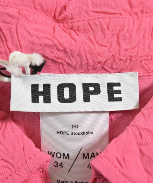 HOPE（ホープ）カジュアルシャツ ピンク サイズ:34(XS位) レディース/2200631143567