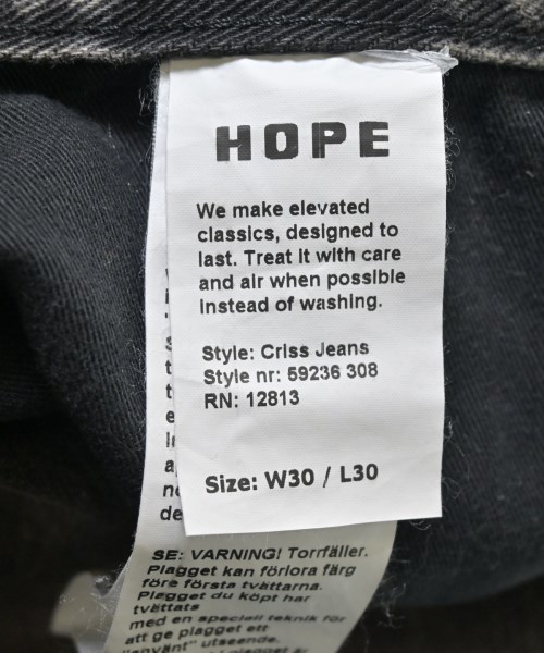 HOPE（ホープ）デニムパンツ グレー サイズ:30(M位) メンズ/2200716985099