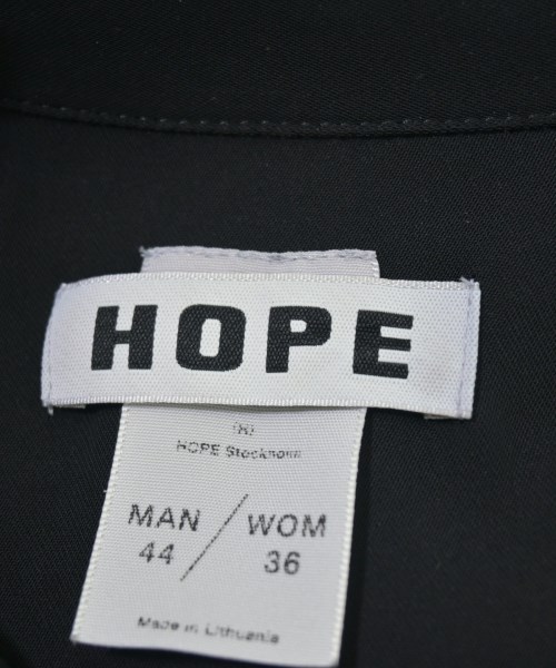 HOPE（ホープ）カジュアルシャツ 黒 サイズ:44(M位) メンズ/2200709849032