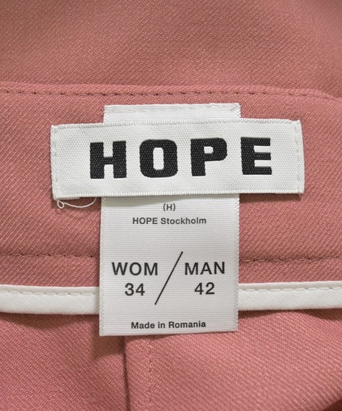 HOPE（ホープ）スラックス ピンク サイズ:34(XS位) レディース/2200665037153