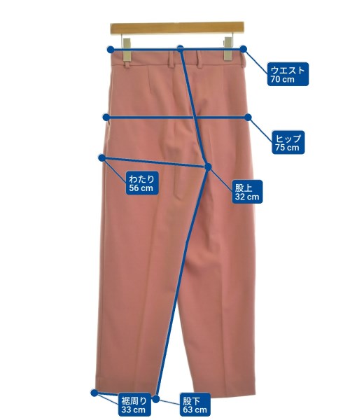 HOPE（ホープ）スラックス ピンク サイズ:34(XS位) レディース/2200665037153