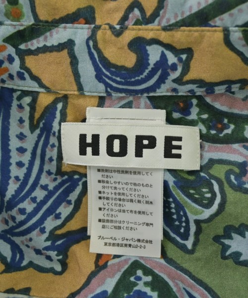 HOPE（ホープ）カジュアルシャツ ベージュ サイズ:48(L位) メンズ/2200688991135