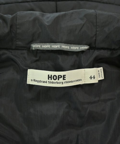HOPE（ホープ）ダウンジャケット/ダウンベスト 黒 サイズ:44(S位) メンズ/2200684990033