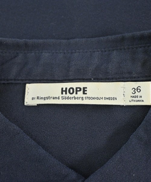 HOPE（ホープ）カジュアルシャツ 紺 サイズ:36(S位) レディース/2200690176070