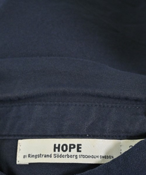 HOPE（ホープ）カジュアルシャツ 紺 サイズ:36(S位) レディース/2200690176070