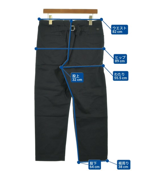 melple（メイプル）チノパン 黒 サイズ:M メンズ/2200613143219