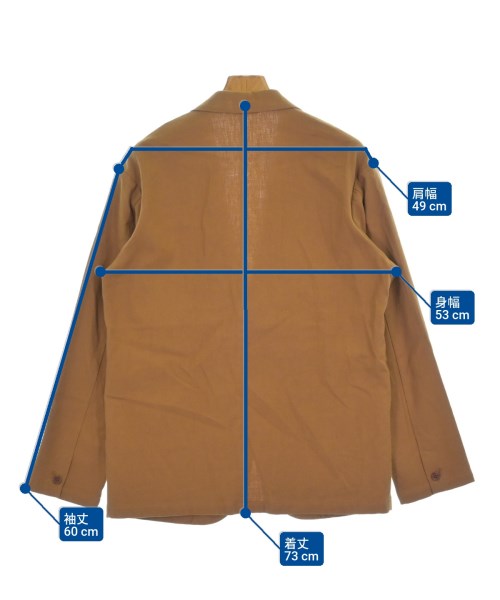 BRACTMENT（ブラクトメント）テーラードジャケット 茶 サイズ:38(M位) メンズ/2200542285028