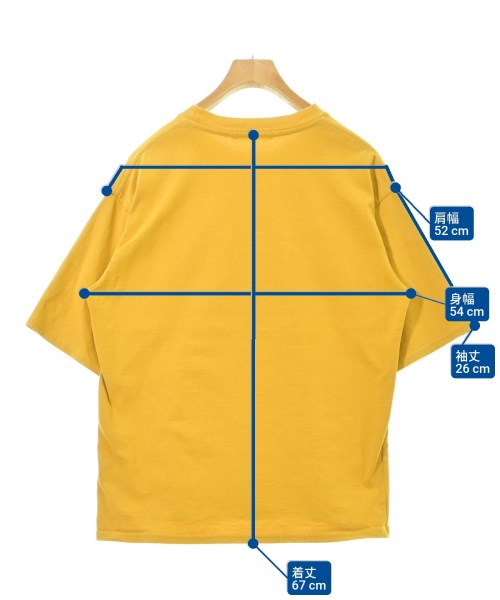 BRACTMENT（ブラクトメント）Tシャツ・カットソー 黄 サイズ:36(XS位) メンズ/2200609205099