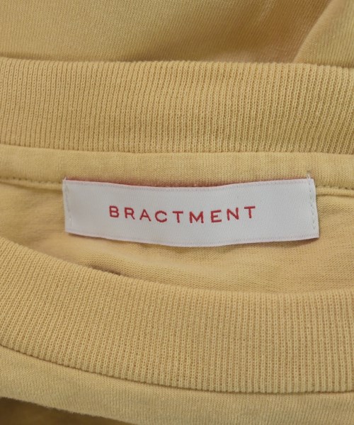 BRACTMENT（ブラクトメント）Tシャツ・カットソー 黄 サイズ:36(XS位) メンズ/2200688669478