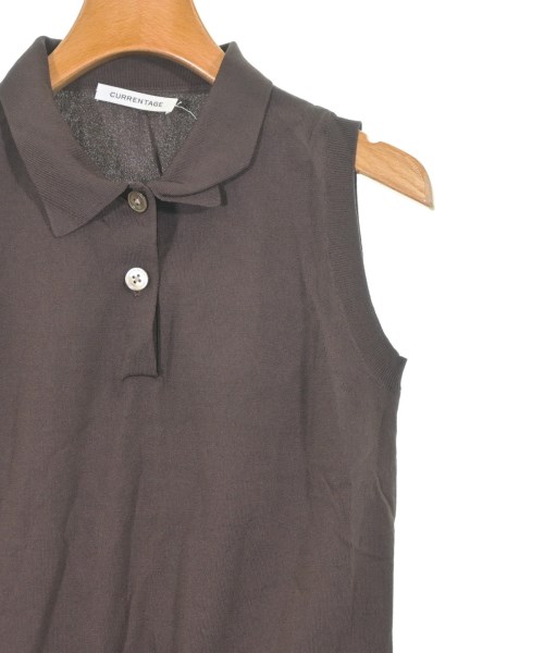 CURRENTAGE（カレンテージ）ベスト/ノースリーブ 茶 サイズ:-(S位) レディース/2200622041841