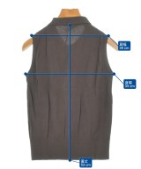 CURRENTAGE（カレンテージ）ベスト/ノースリーブ 茶 サイズ:-(S位) レディース/2200622041841