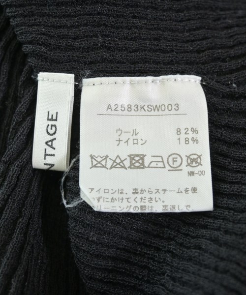 CURRENTAGE（カレンテージ）ニット・セーター 黒 サイズ:-(XS位) レディース/2200626936150