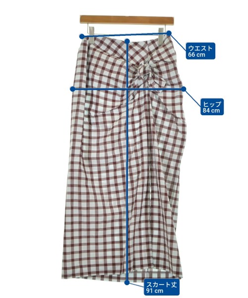 CURRENTAGE（カレンテージ）ロング・マキシ丈スカート グレー サイズ:2(M位) レディース/2200615410074