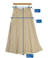 CURRENTAGE（カレンテージ）ロング・マキシ丈スカート ベージュ サイズ:2(M位) レディース/2200613268035