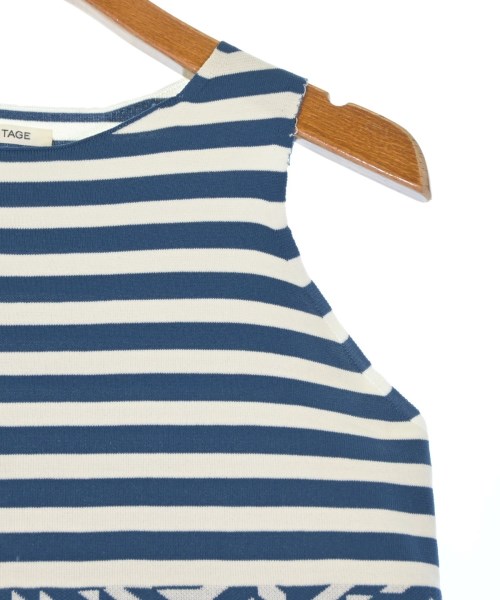 CURRENTAGE（カレンテージ）ベスト/ノースリーブ 青 サイズ:-(S位) レディース/2200670954049