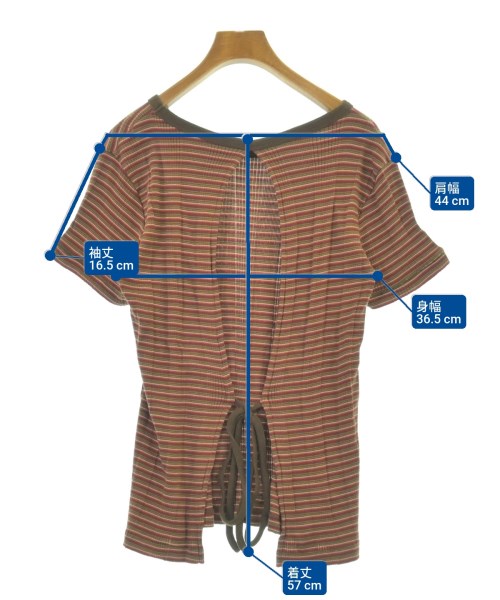 CURRENTAGE（カレンテージ）Tシャツ・カットソー 赤 サイズ:2(M位) レディース/2200694011063