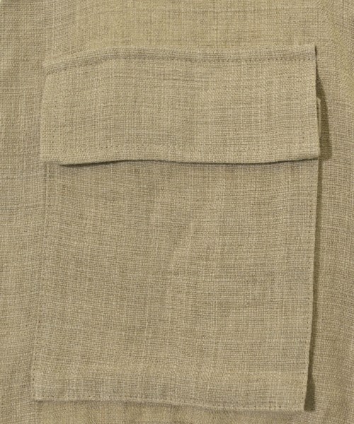 CURRENTAGE（カレンテージ）ノーカラージャケット ベージュ サイズ:ONE レディース/2200659181305