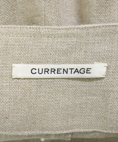 CURRENTAGE（カレンテージ）スラックス ベージュ サイズ:1(S位) レディース/2200717983223