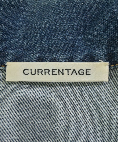 CURRENTAGE（カレンテージ）デニムジャケット 青 サイズ:1(S位) レディース/2200640064068
