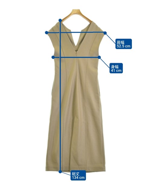 CURRENTAGE（カレンテージ）ワンピース ベージュ サイズ:F レディース/2200669953060