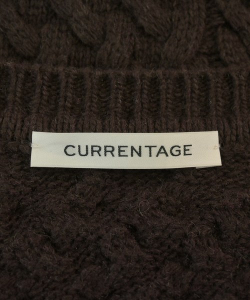 CURRENTAGE（カレンテージ）カーディガン 茶 サイズ:F レディース/2200668558037
