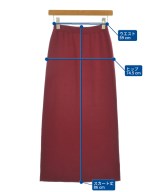 TAN（タン）ロング・マキシ丈スカート 赤 サイズ:XS レディース/2200651506069