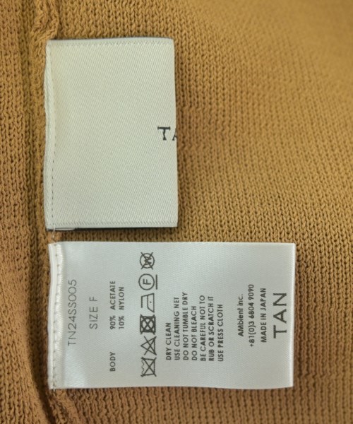 TAN（タン）ワンピース 茶 サイズ:F レディース/2200630831045