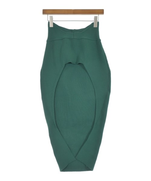TAN(タン)ひざ丈スカート 緑 サイズ:F/2200645524864