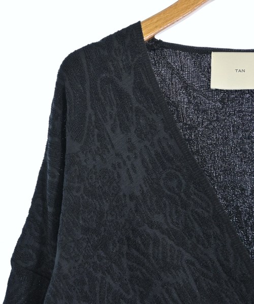 TAN（タン）カーディガン 黒 サイズ:F レディース/2200647894033
