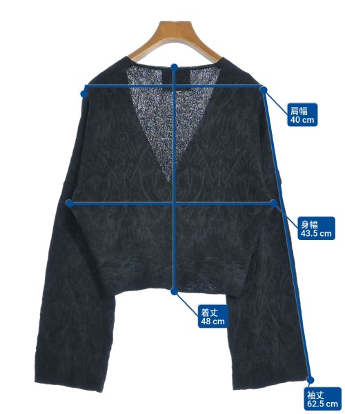 TAN（タン）カーディガン 黒 サイズ:F レディース/2200647894033