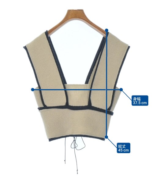 TAN（タン）ベスト ベージュ サイズ:F レディース/2200657902100