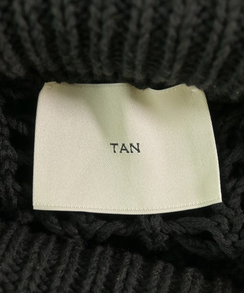 TAN（タン）ベスト/ノースリーブ 黒 サイズ:F レディース/2200726925030