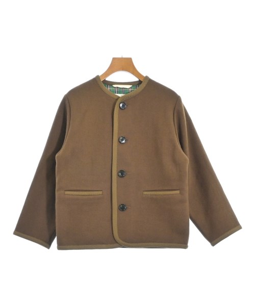 Charpentier de Vaisseau(シャルパンティエドゥヴェッソ)ノーカラージャケット 茶 サイズ:0(XS位)/2200664891015